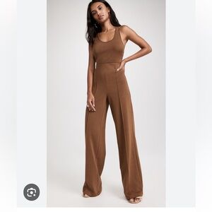 Victor Glemaud Shopbop Brown High-Rise Wide Leg Sweater Trousers Pants Large